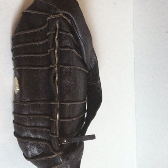 Charles David Leather Brown Bag - Picture 2 of 7